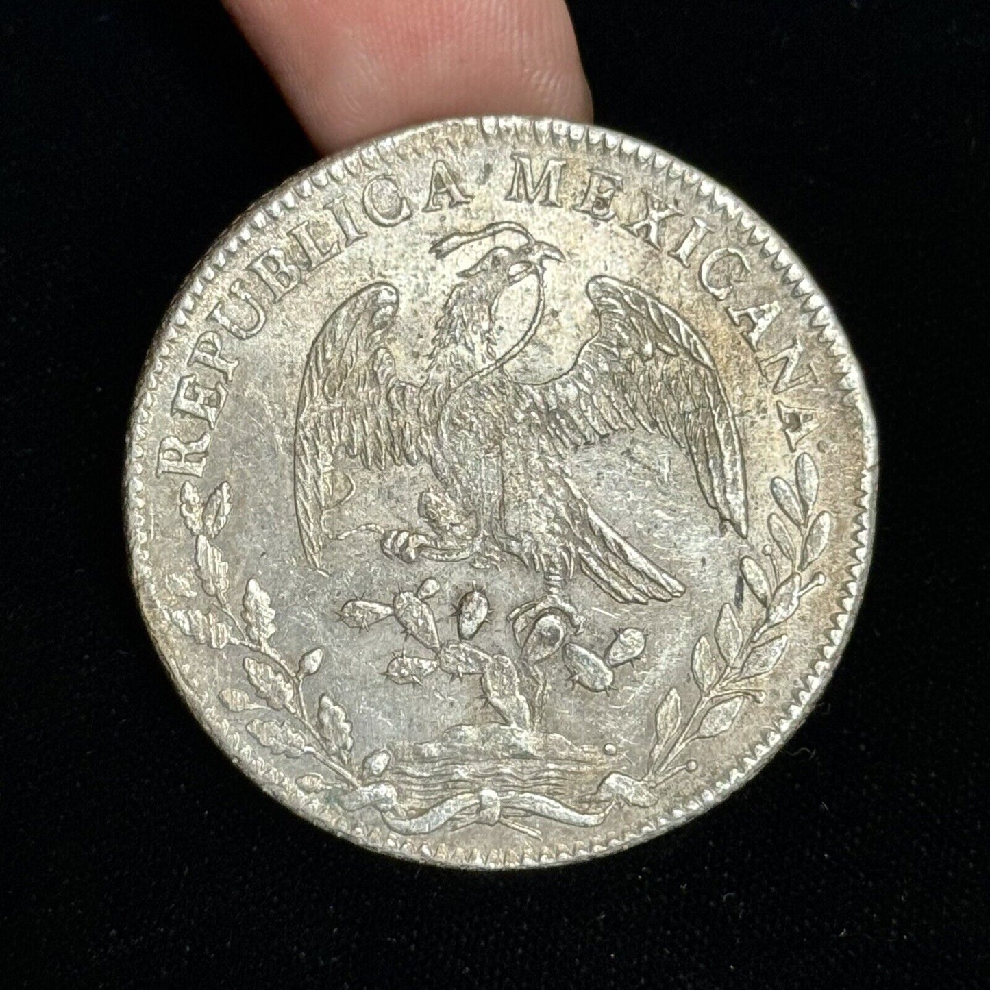 1832 Mo Mexico Mint 8 Reales .903 Silver J.M. Cap & Rays Libertad Coin