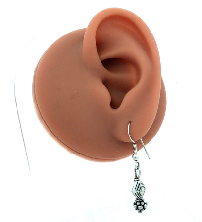 925 Sterling Silver Assymetrical Statement Drop Dangle Earrings