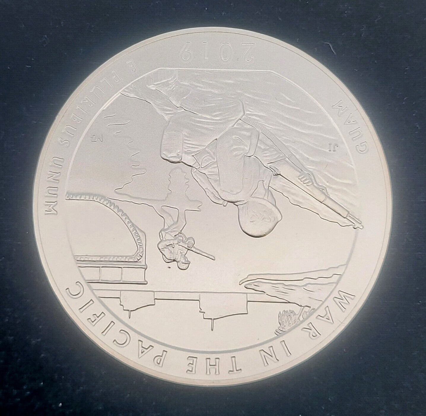 2019 P 5oz 999 Silver America the Beautiful War in the Pacific Uncirculated Coin