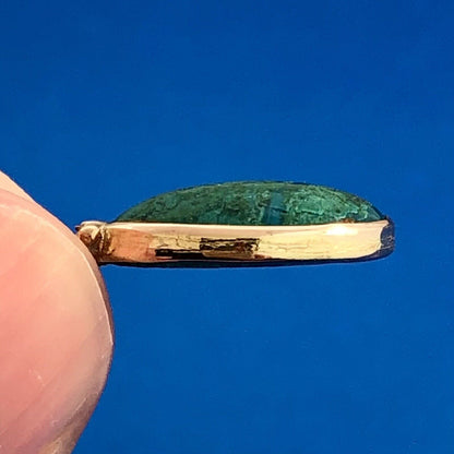 Vintage 14K Yellow Gold Maw Maw Sit Sit Oval Drop Dangle Hook Earrings