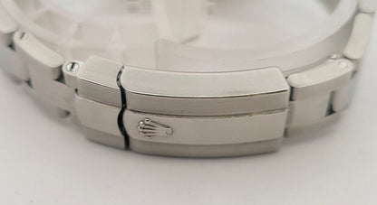 Ladies Rolex Oyster Perpetual Datejust Stainless Rhodium Roman Dial - 179174