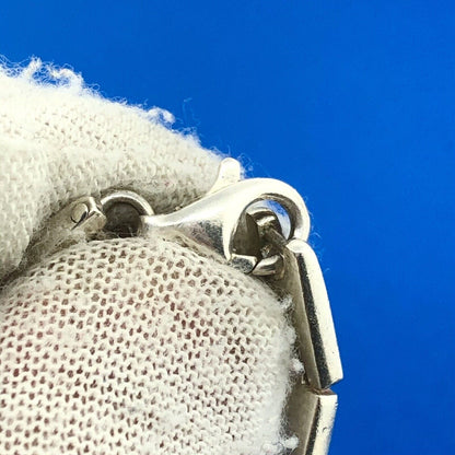 Designer Dellapina Sterling Silver Panel Link 7.5" Bracelet 16.5" Necklace Set