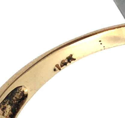 Designer 14K Yellow Gold Green Emeralds Diamond Wedding Anniversary Band Ring