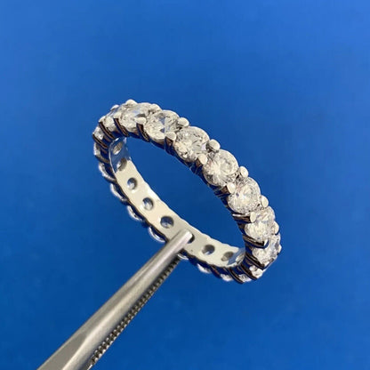 Diamonique Cubic Zirconia 925 Sterling Silver Wedding Bridal Rings Set