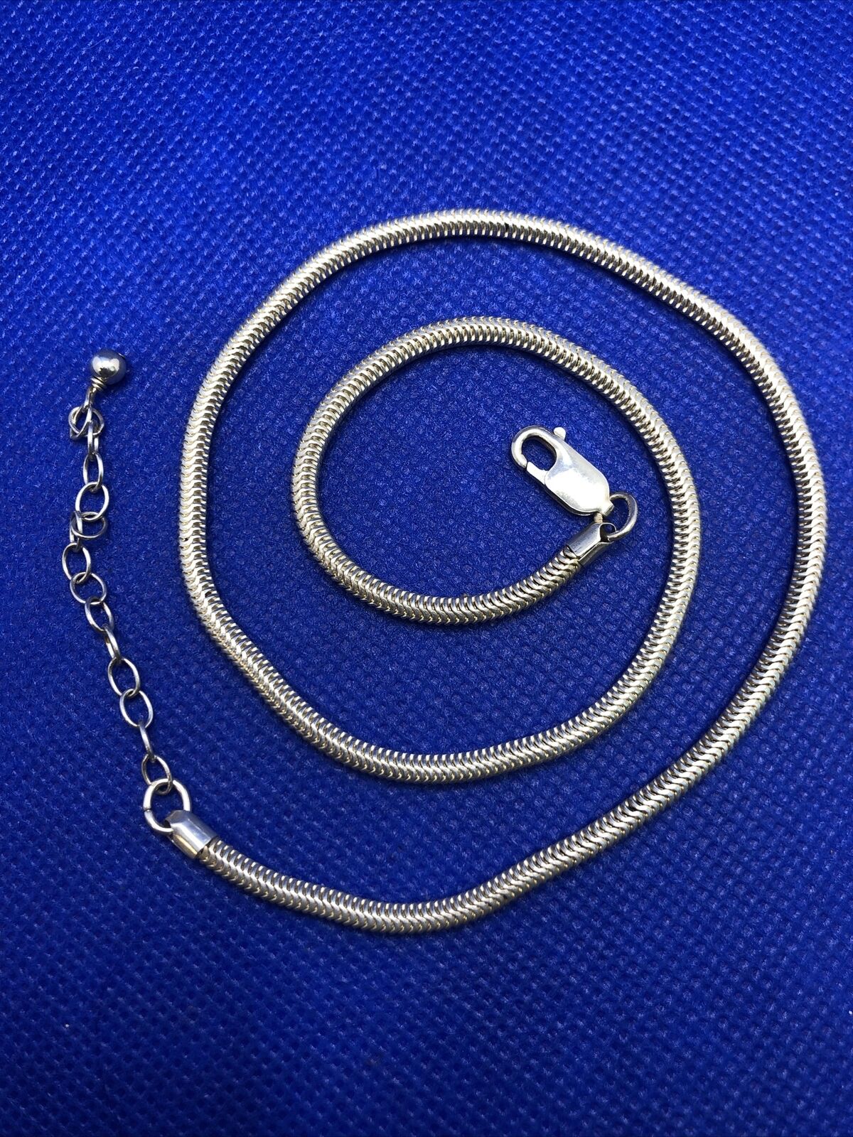 Designer 925 Sterling Silver Snake Chain Layering Stack Necklace