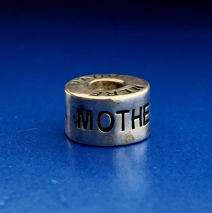 Authentic Chamilia Sterling Silver 925 Mother Madre Mere Bead Charm Retired
