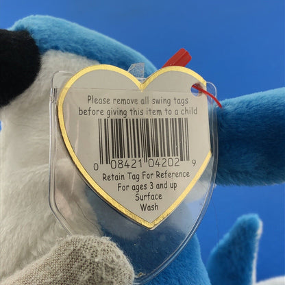 1997 TY Beanie Baby Rocket The Blue Jay Near Mint Condition Retired Errors- 4202