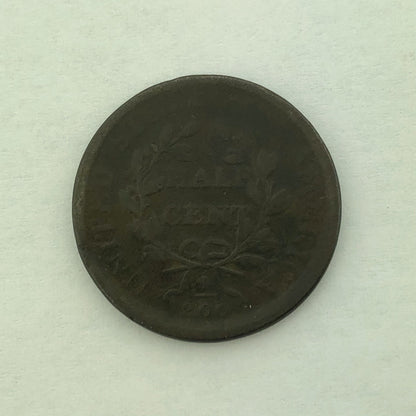 1808 Draped Bust Half Cent 1/2c Better Philadelphia Early American Copper Coin
