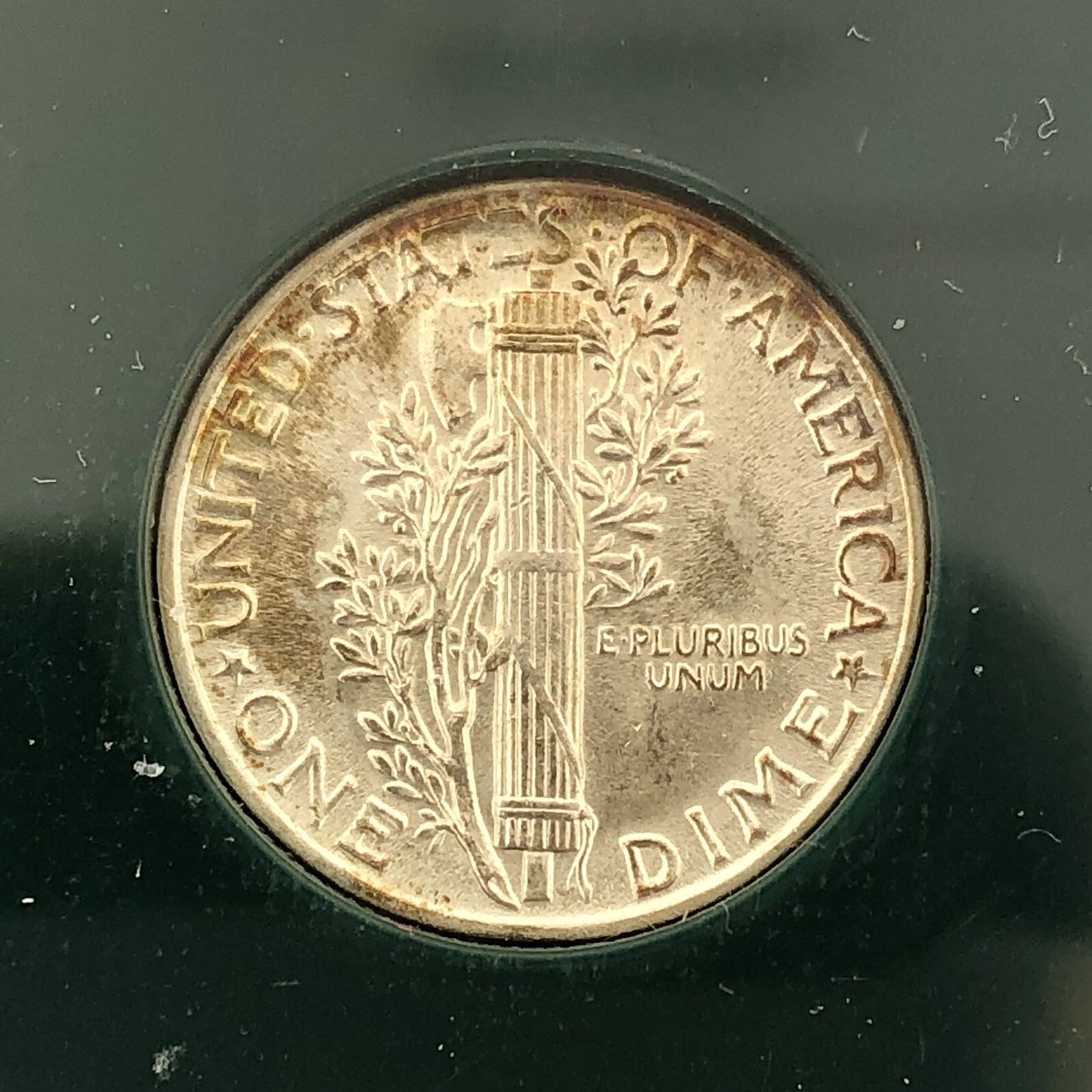 1944 P United States 90% Silver Mercury Dime Date Scarce Philadelphia Coin BU