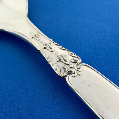 Buccellati Anacapri Italian 925 Sterling Silver Salad Server Serving Fork 9-3/4"