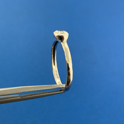 Designer Silpada 925 Sterling Silver Oval White Quartz Stackable Cigar Band Ring