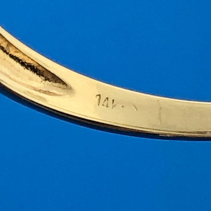 Designer 14K Yellow Gold Amethyst Tanzanite Diamond February Anniversary Ring