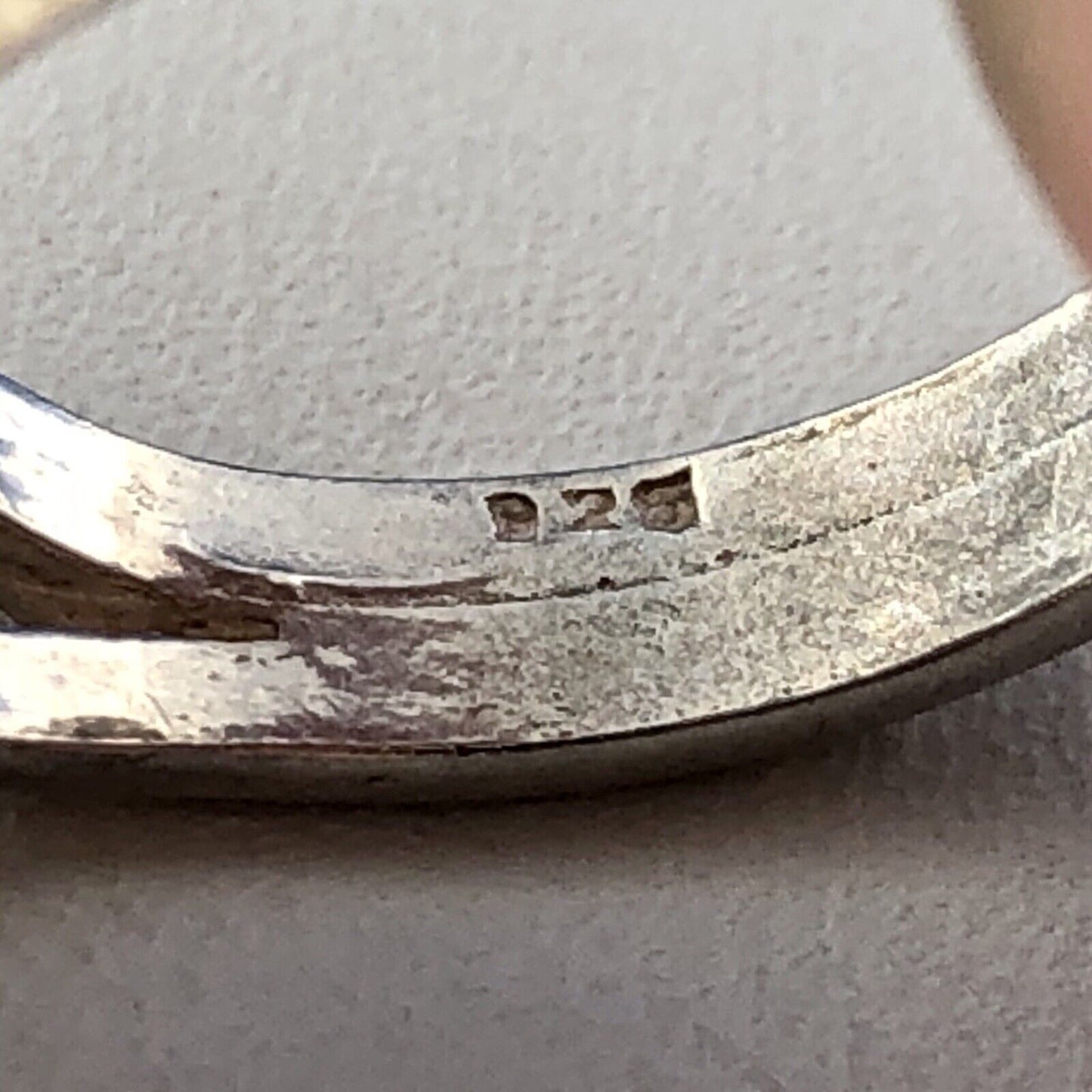 Bright Retro Sterling Silver 925 Green Tigers Eye Scroll Filigree Cocktail Ring