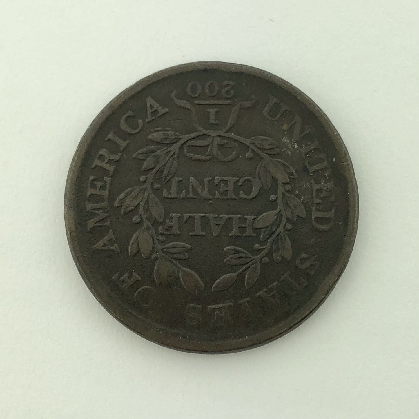 1804 P Draped Bust Copper Half Cent Early US Copper Better Key Philadelphia Coin