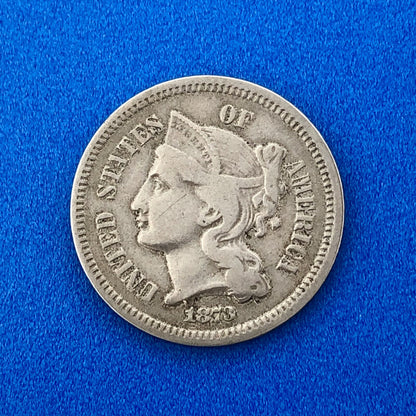 1873 P Nickel Three Cent Piece 3c Better Key Rare Scarce Philadelphia Coin
