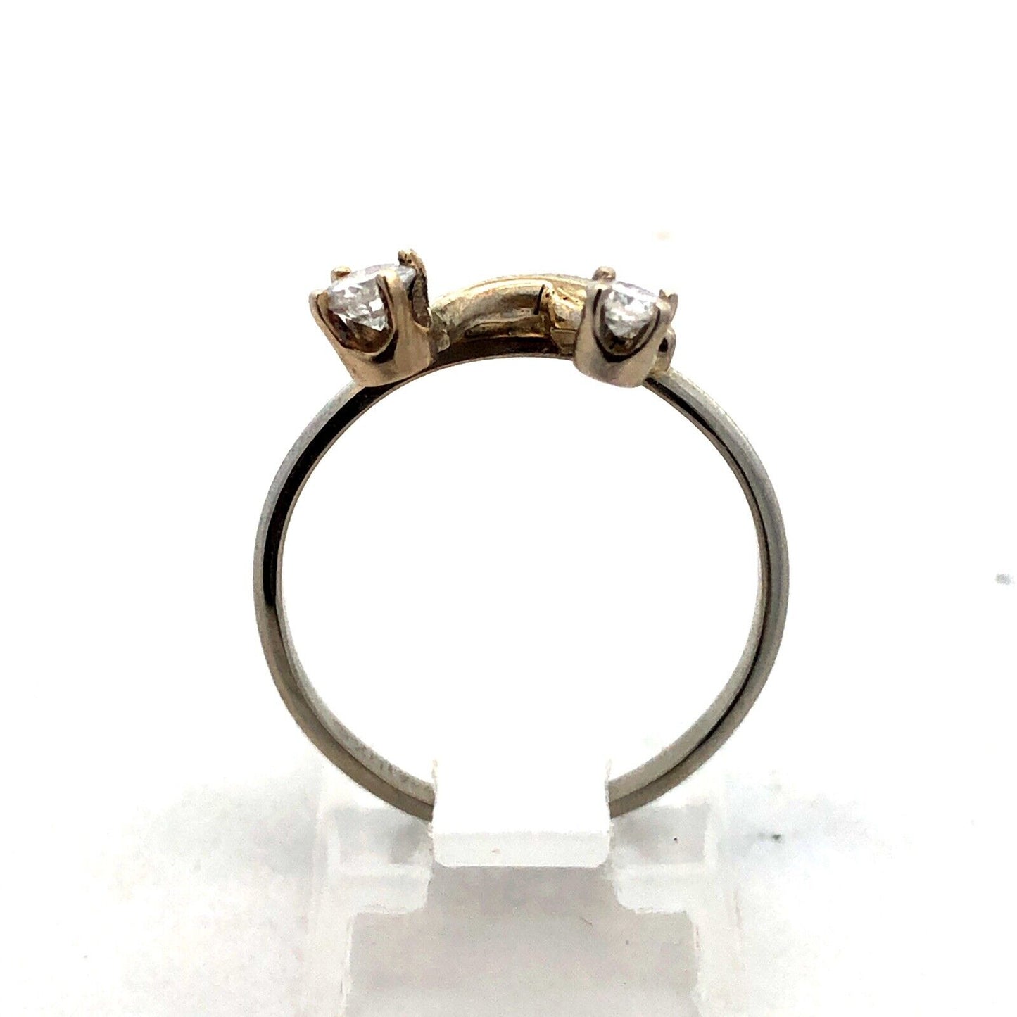 Designer Benchmark 14K Yellow Gold Round Diamond Anniversary Stacking Ring