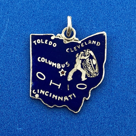 Sterling Silver State Charm - Ohio