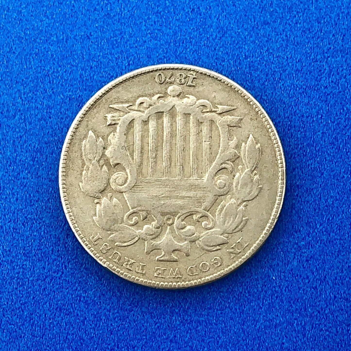 1870 P Shield Nickel Better Key Rare Philadelphia Mint Date Coin