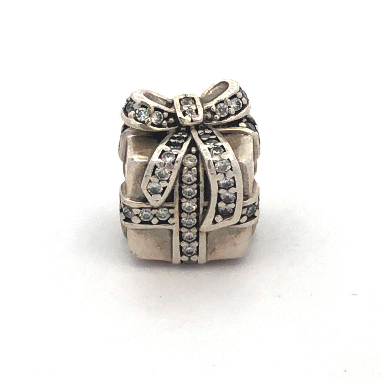 Retired PANODRA 925 Sterling Silver CZ Sparkling Surprise Gift Charm 791400CZ