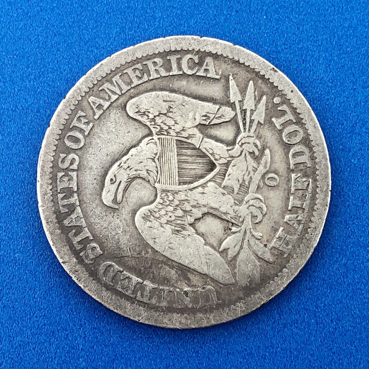 1858 O Seated Silver Half Dollar Better Key New Orleans Southern Mint Coin