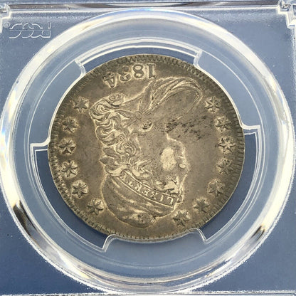 1834 Capped Bust Silver Half Dollar 50c Lettered Edge PCGS XF45 Lg Date Sm Ltrs