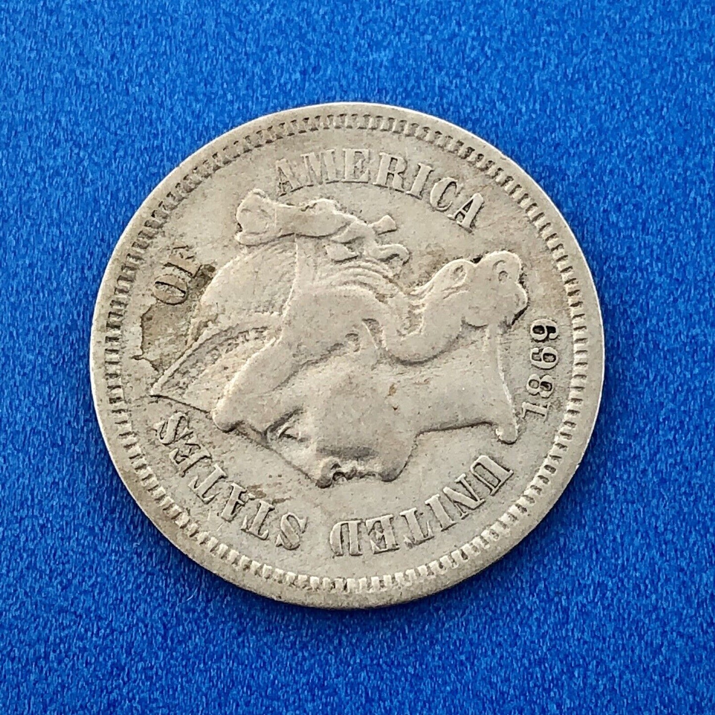 1869 P Nickel Three Cent Piece 3c Better Key Rare Scarce Philadelphia Coin
