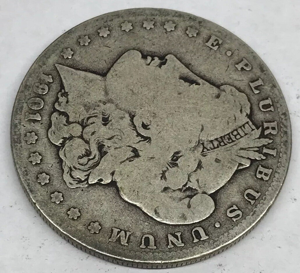 1901 S Morgan Silver Dollar Better Key Rare San Francisco Mint Coin #2