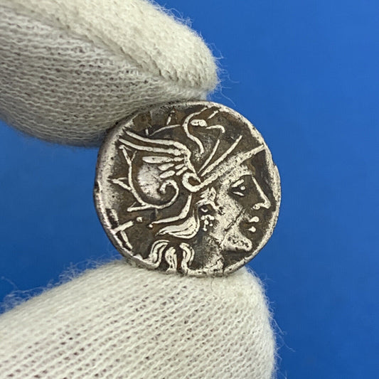 152 BC Roman Republic Lucius Saufeius AR Denarius