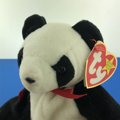 1997 TY Beanie Baby Fortune The Panda Near Mint Condition Retired Errors- 4196