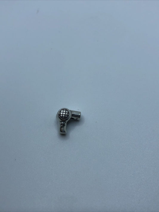 Authentic KALIA 925 Sterling Silver Blow Dryer Slide Bracelet Charm