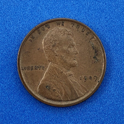 1909 P Lincoln Cent Wheat Ears Reverse VDB Key Rare 1c Penny Philadelphia Coin