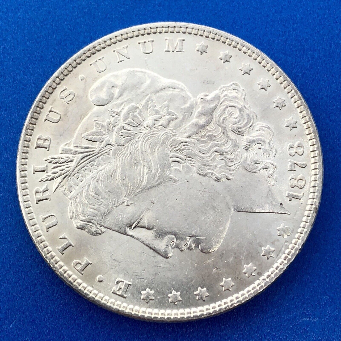 1878 7TF Reverse 1878 Morgan Silver Dollar Better Philadelphia First Year Coin