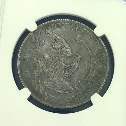 1808/7 Capped Bust Silver Half Dollar 50c Lettered Edge NGC VF30 O-101 Coin
