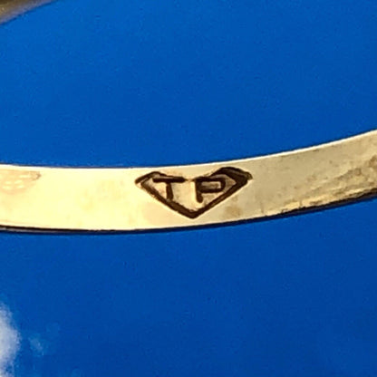 70's 14K Yellow Gold Diamond Floral Cluster Empire Top Anniversary Cocktail Ring