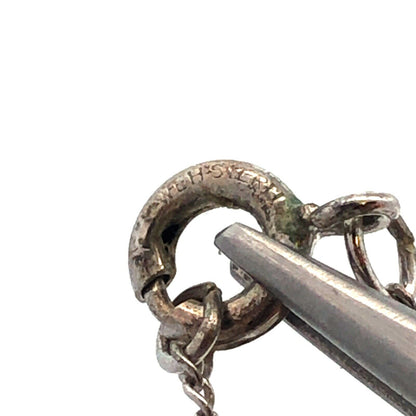 Vintage Designer CARLA 925 Sterling Silver Oval Grey Cameo Pendant Necklace