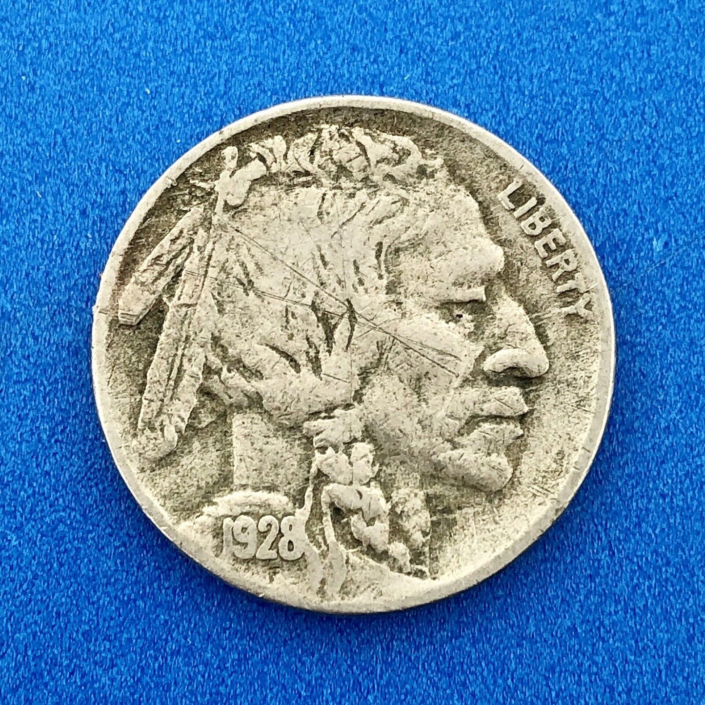 1928 S Indian Head Buffalo Nickel Better Key Scarce San Francisco Mint Coin