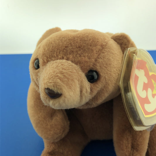 1993 TY Beanie Baby Cubbie The Bear DOB 11-14-93 Mint Multiple Tag Errors - 4010
