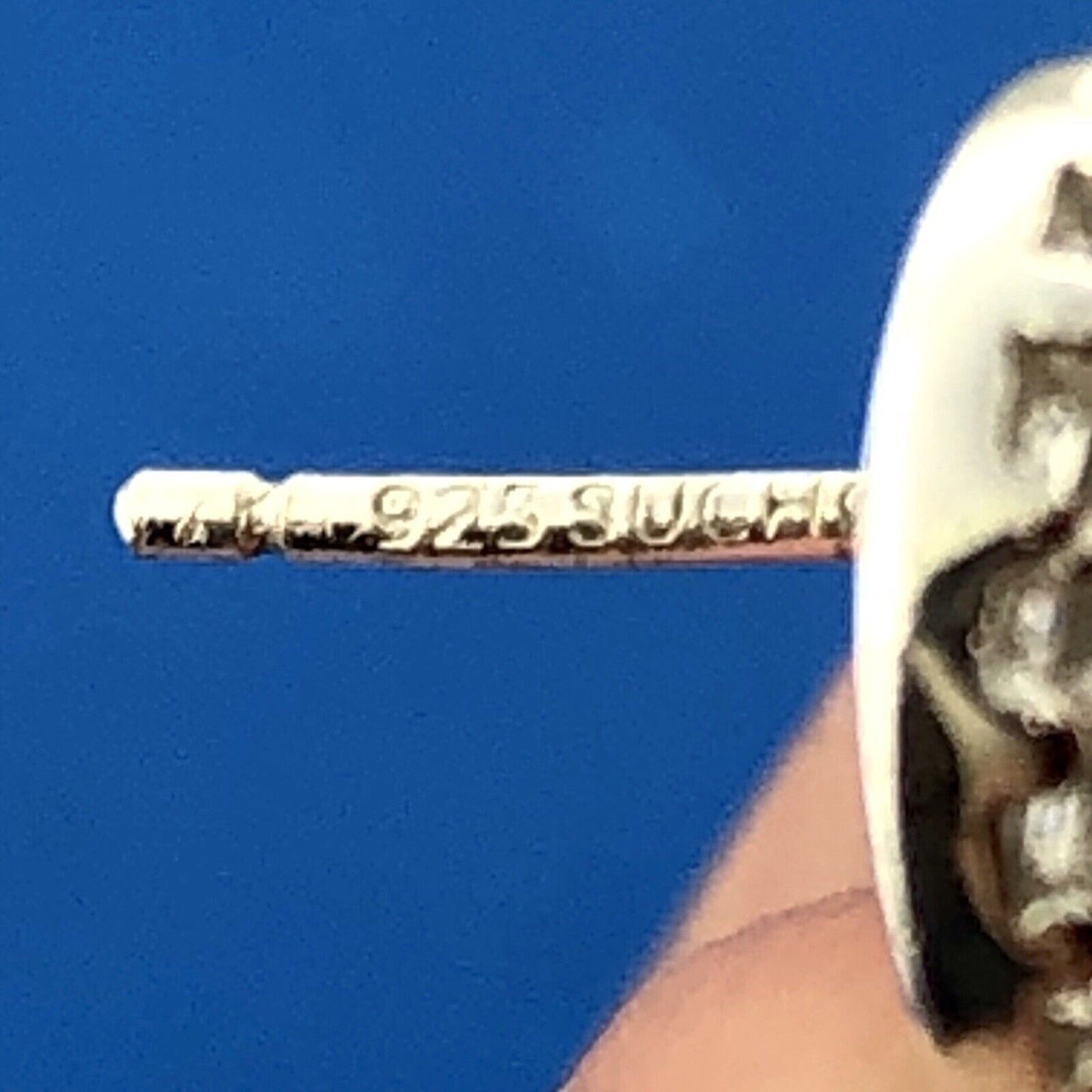 Stunning 925 Sterling Silver Cubic Zirconia Solitaire Halo Bridal Stud Earrings