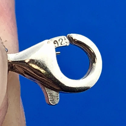 Sterling Silver 925 Heart Cutout Double Drop Sweet Heart Fashion Necklace