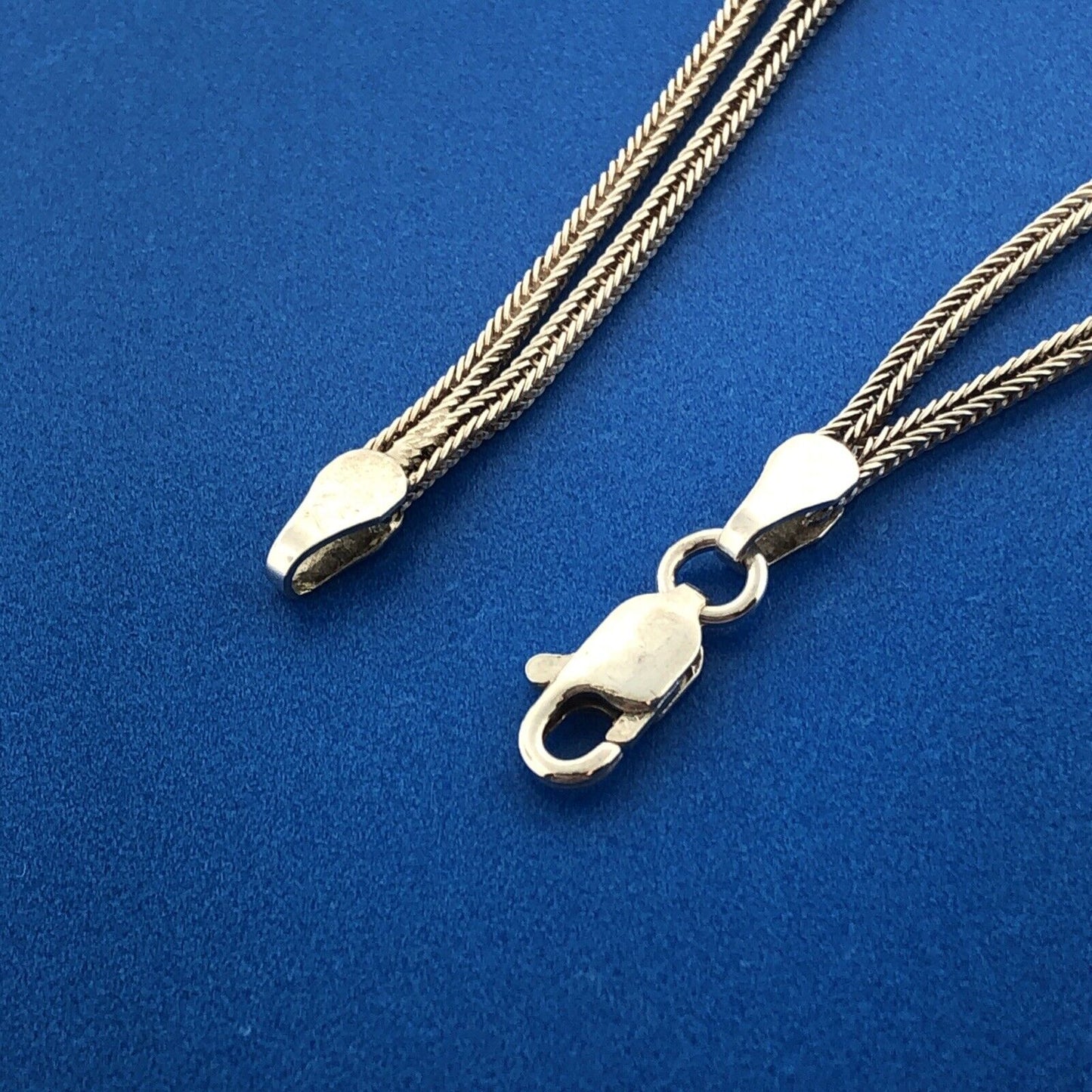 Art Deco Style 925 Sterling Silver Black Onyx Enamel Double Strand Bracelet