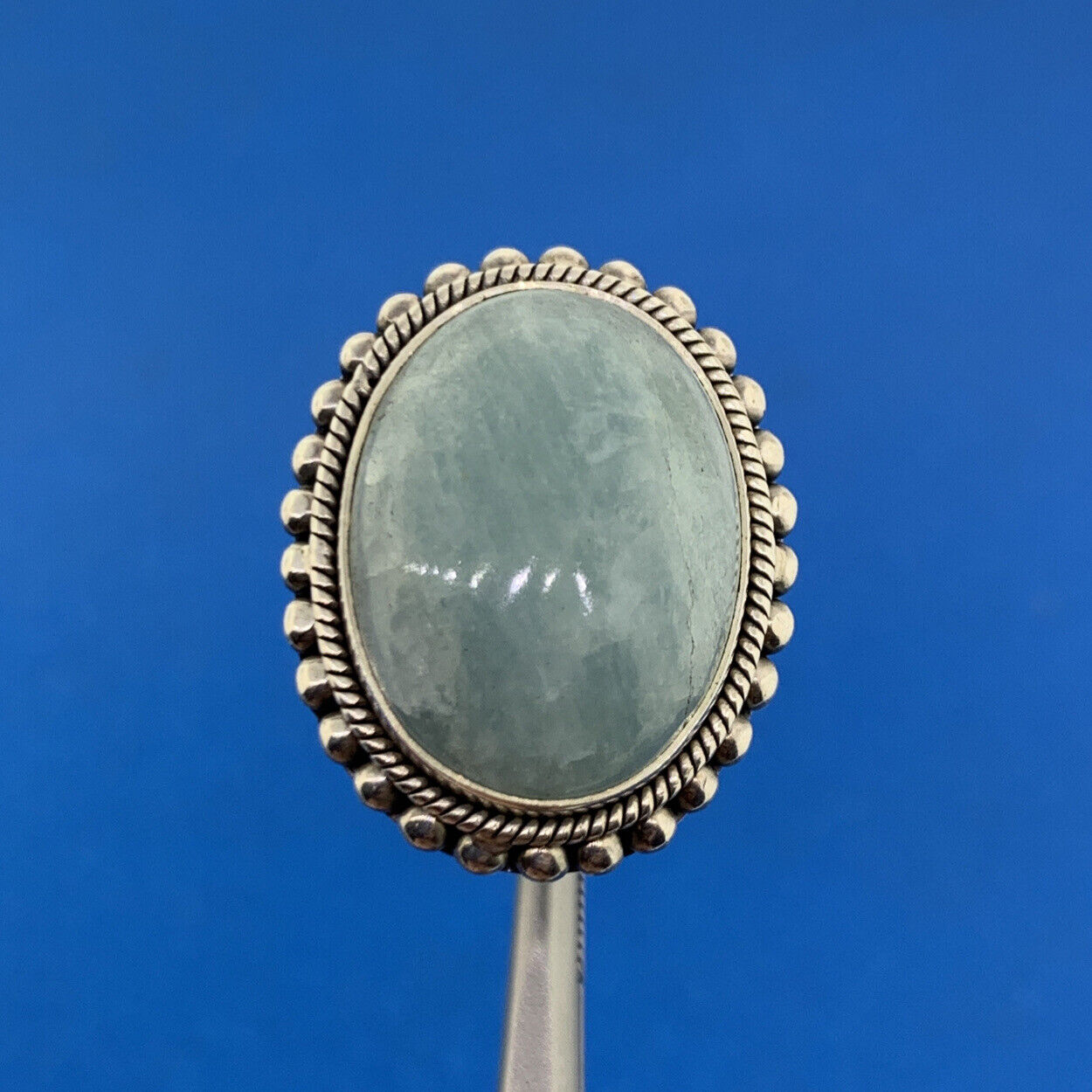 Designer Doug Paulus DP Sterling Silver 925 Aventurine Statement Cocktail Ring