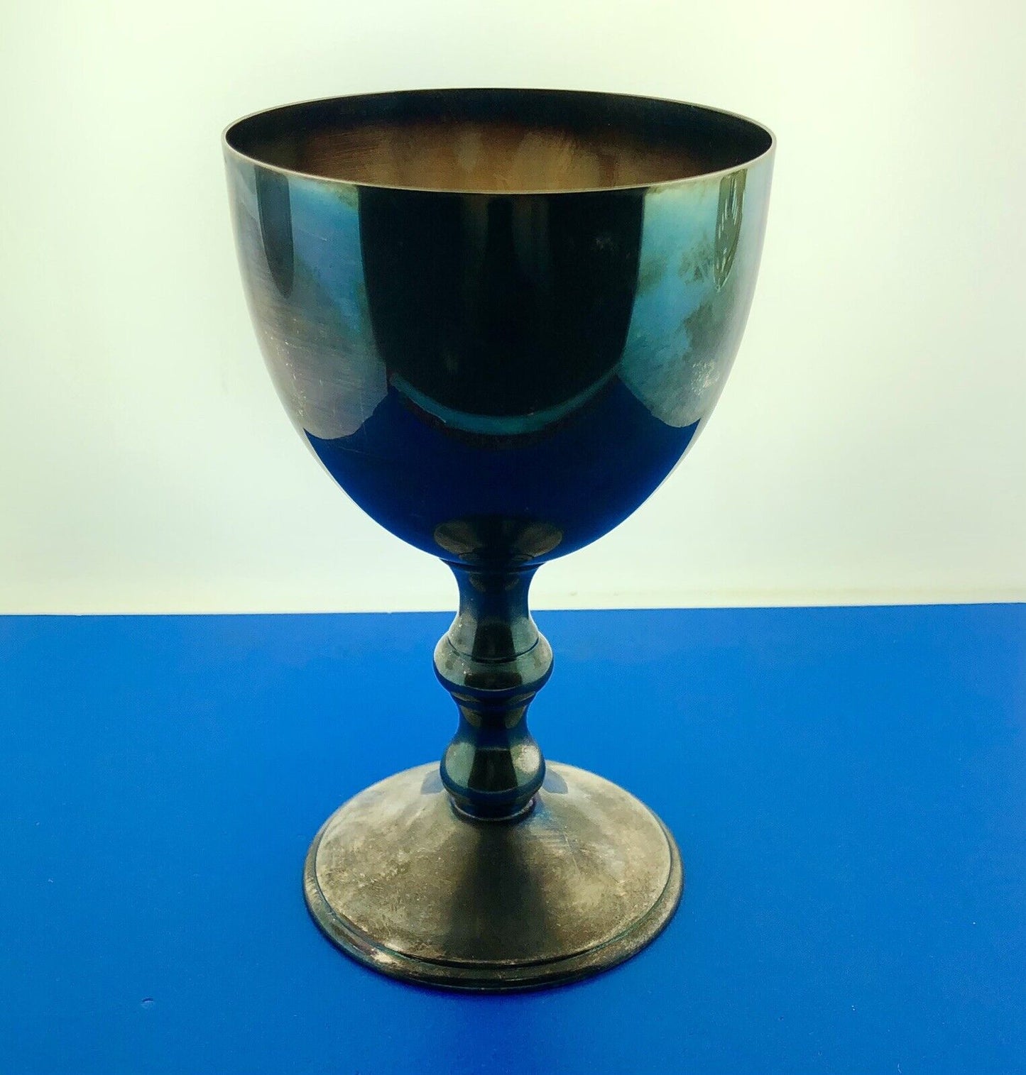 Retro Raimond Italy SilverPlate Red Wine Claret Chalice Goblet