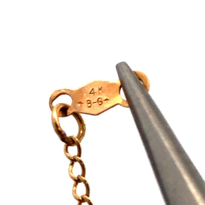 Designer BG 14K Yellow Gold Round Diamond Heart Charm Pendant Necklace