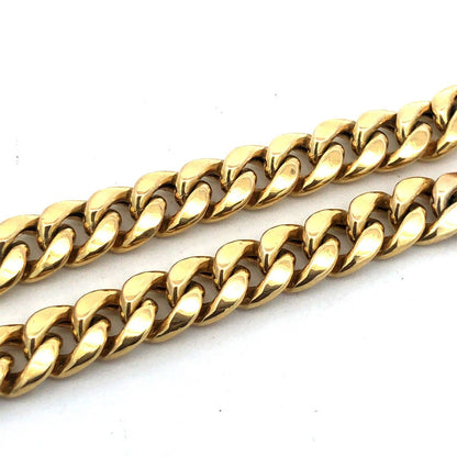 Designer Starz 10k Yellow Gold Cuban Curb Link 8.5" Chain Bracelet