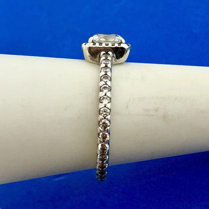 Pandora Sterling Silver Cubic Zirconia Timeless Elegance Occasion Ring 190947CZ