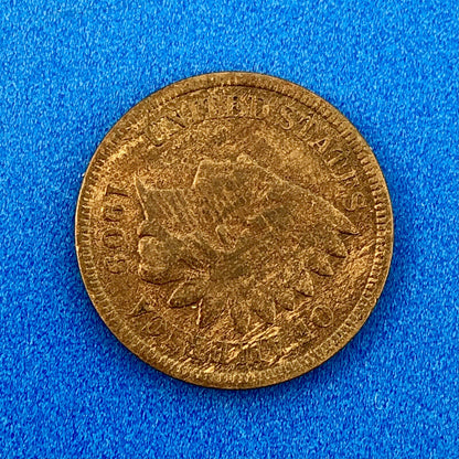 1909 S Indian Head One Cent Penny Type 3 Bronze Better Key San Francisco Coin