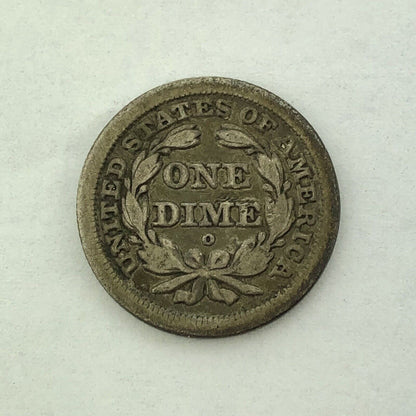 1841 O Seated Liberty Silver Dime No Motto Better Rare New Orleans Mint Coin