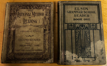 1881-1912 Lot Of Five Antique Classroom Instructional Hard Bound Books