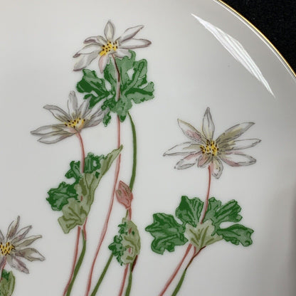 1986 Limited Edition Lucile Parker Bloodroot Promotional Porcelain Plate