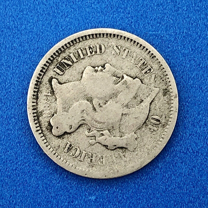1868 P Nickel Three Cent Piece 3c Better Key Rare Scarce Philadelphia Coin